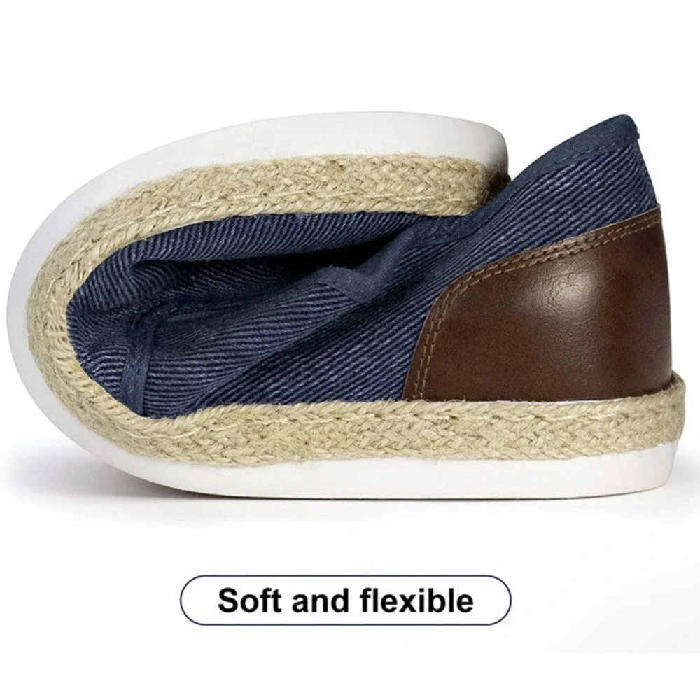 TOBER Men's Casual Slip-on Loafers Boat Shoes Non-Slip Walking Shoes 8.5